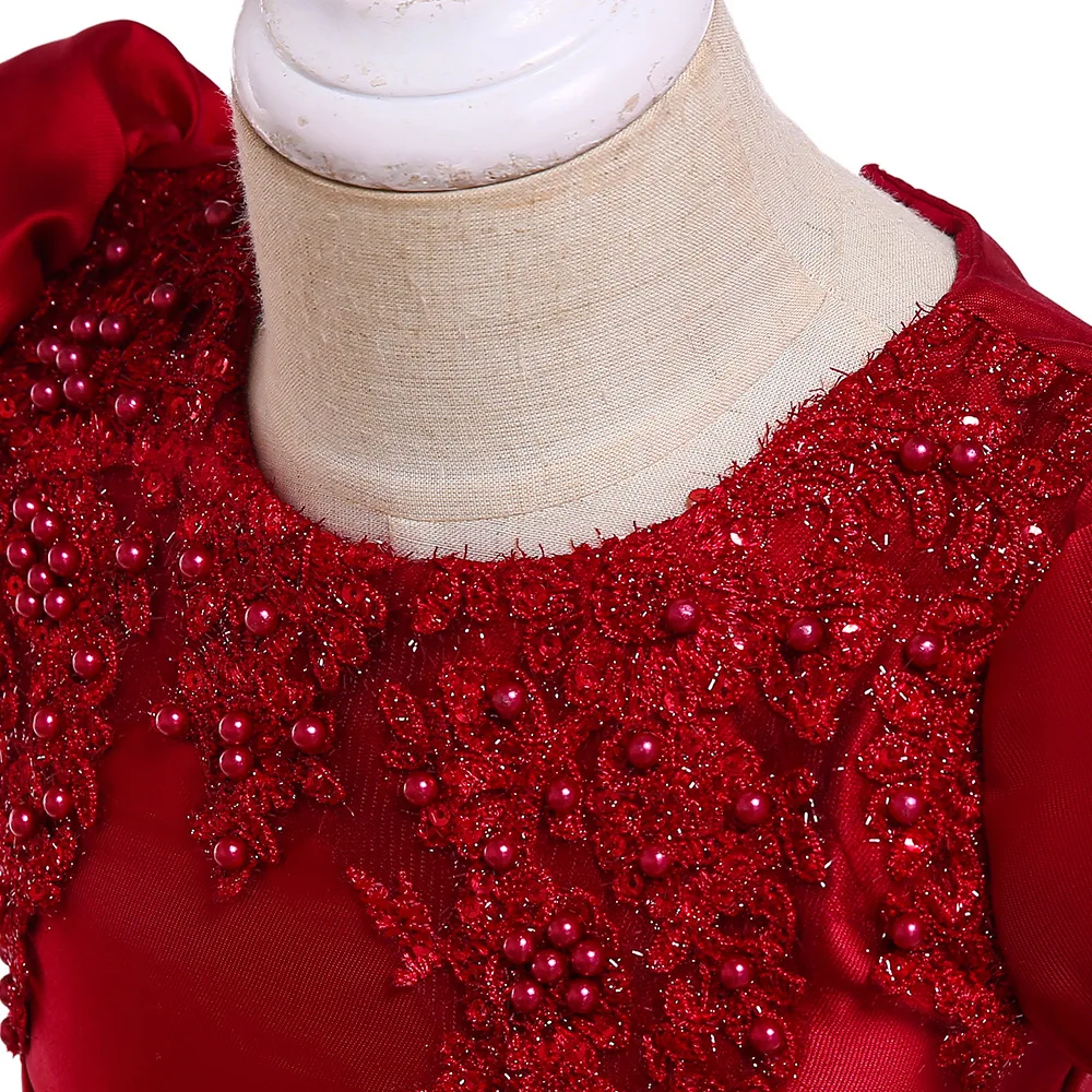 Платье для девочек с цветочным узором Одежда детей Элегантная обувь на платформе