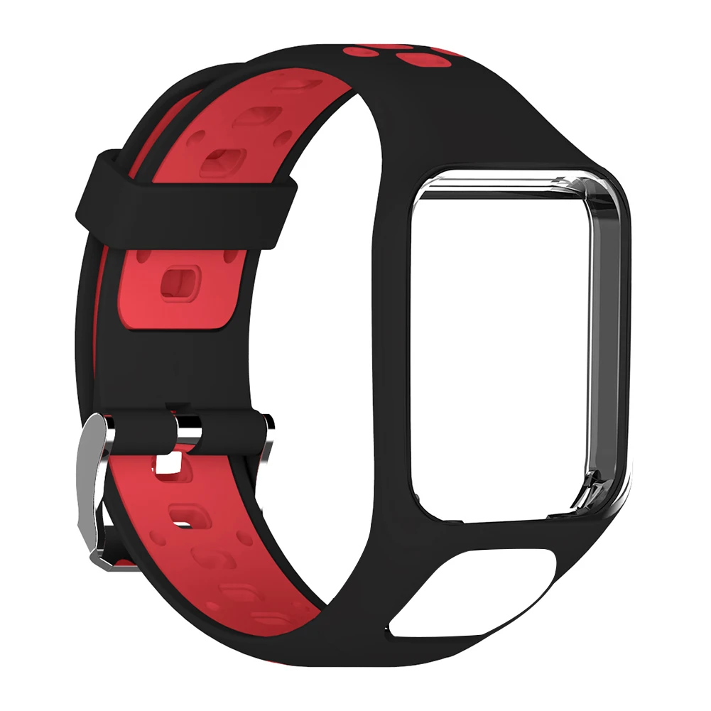 Силиконовый сменный ремешок на запястье ремешок для TomTom 2 3 серии Runner 2 3 Spark серии Golfer 2 Adventurer gps часы