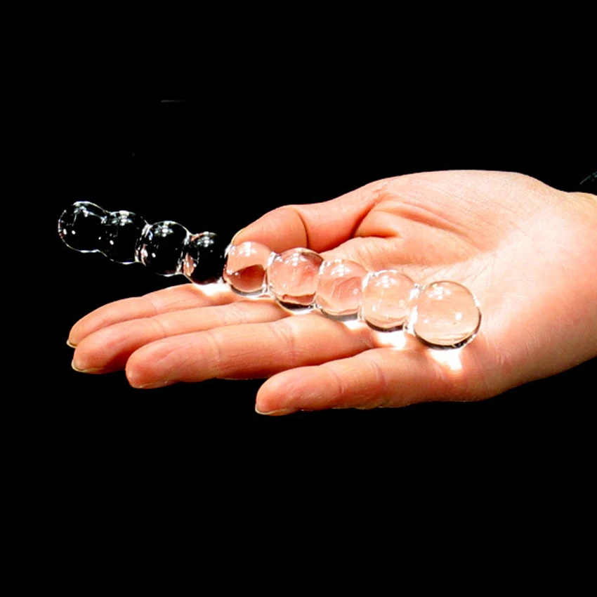 Стеклянный фаллоимитатор Кристальный пенис маленького размера мужской