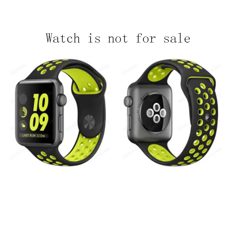 Силиконовый ремешок для Apple Watch 38 мм 42 apple iwatch 234 поколения мужчин и женщин