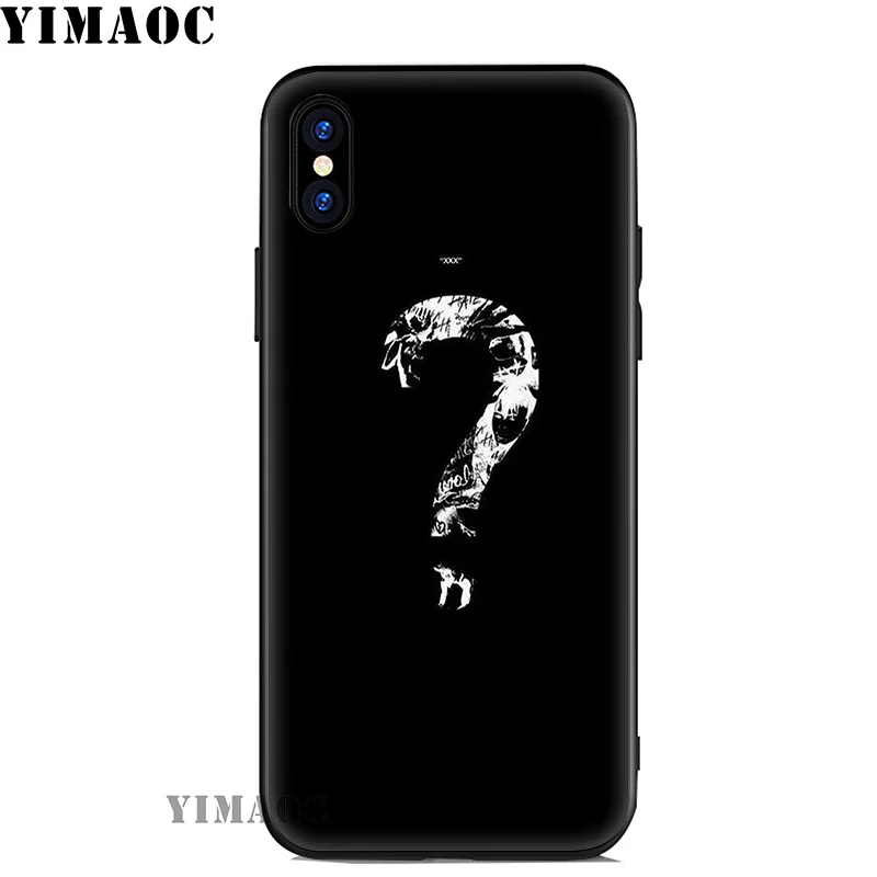 YIMAOC XXXTENTACION Soft Silicone Case for iPhone 11 Pro Xr Xs Max X or 10 8 7 6 6S Plus 5 5S SE |