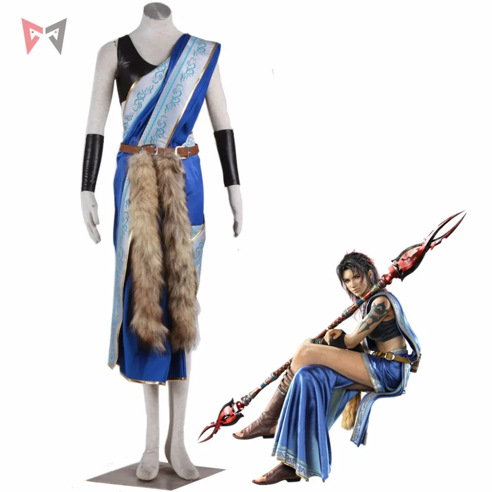 MMGG аниме Final Fantasy XIII Косплей Oerba Yun Fang костюм для косплея высокое качество сари как