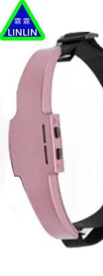 Розовый LINLIN Head Sleeper терапевтический артефакт бессонницы помочь студентам уснуть гипнотический аппарат гипнотический артефакт Спящая помощь - Цвет: Розовый