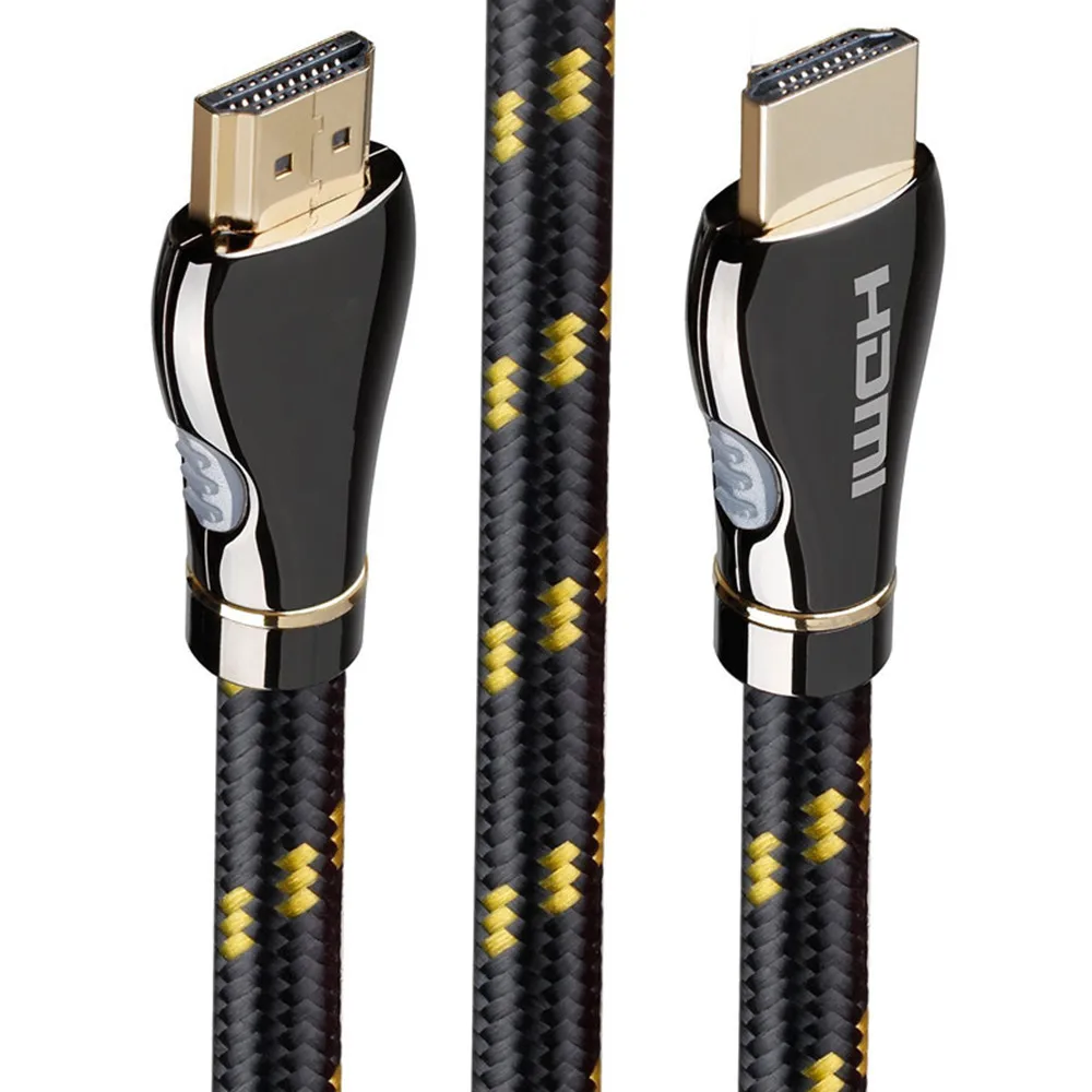 Кабель HDMI 2 0 штекер 4K 60 Гц позолоченный для HDTV Разветвитель переключатель