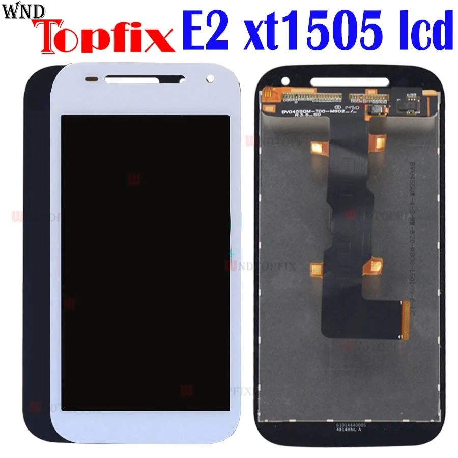 ЖК дисплей для Motorola Moto E2 XT1505 XT1524 XT1527 XT1511 сенсорный экран дигитайзер полная сборка замена|Экраны мобильных