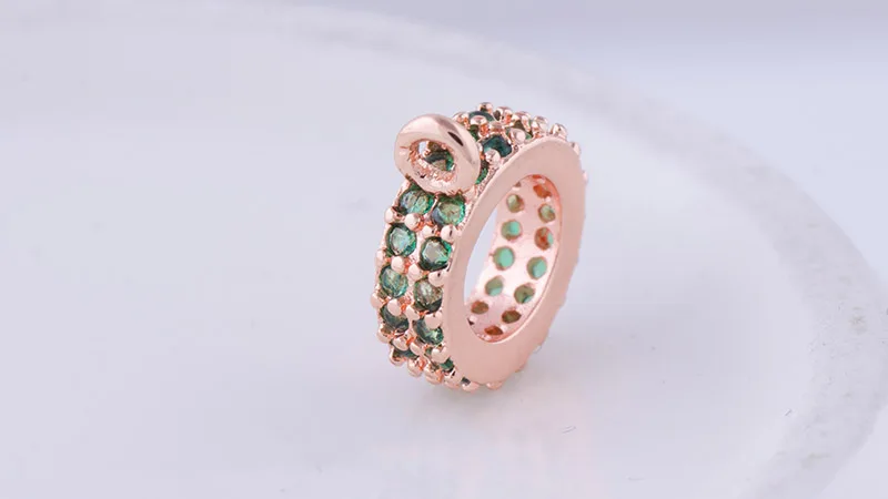Али Moda золото/серебро/розовое золото большое отверстие разъем Bails бусины сепараторы интимные аксессуары для бисера Шарм Ювелирные Браслеты решений