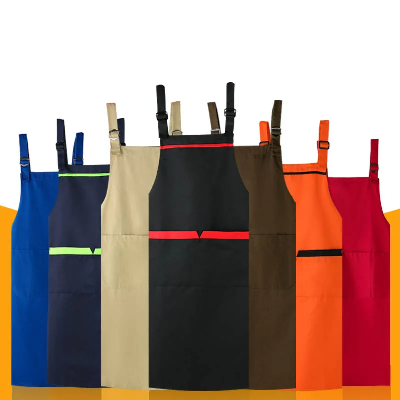 Корейская мода хлопок водонепроницаемый Парикмахерская Кофе Чай магазин кухня