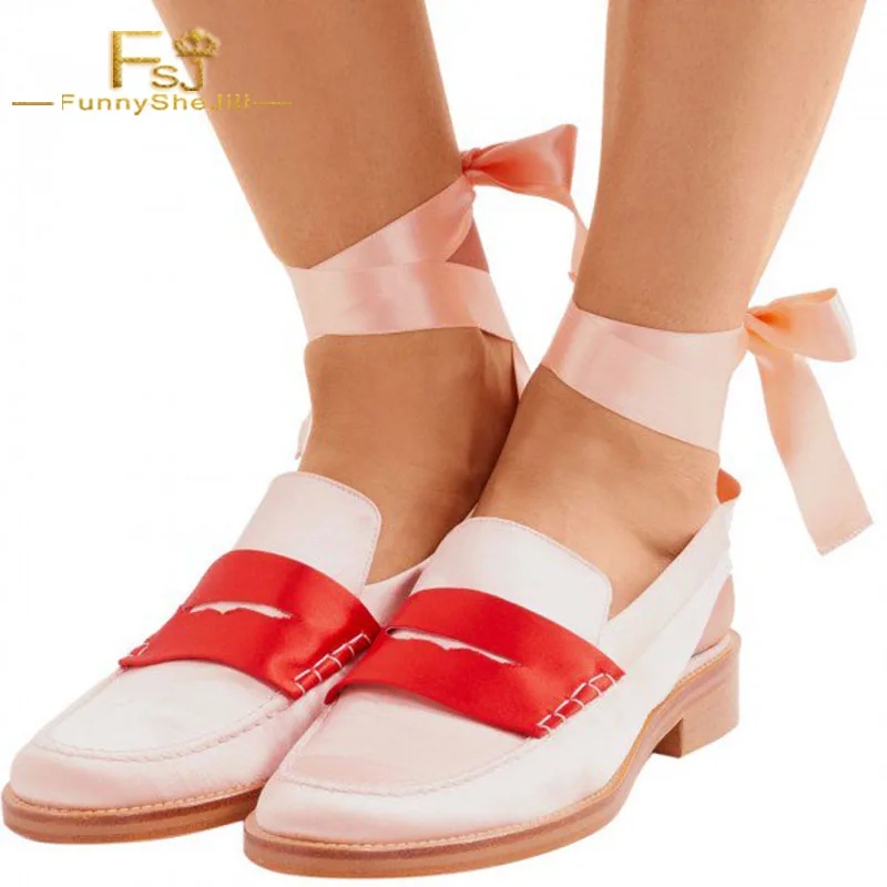 

Women Shoes Ladies Pump Pink Round Toe Chunky Heels Slingback Shoes Strappy Loafers 2021 Spring Autumn Plus Size Shoes41 42 43