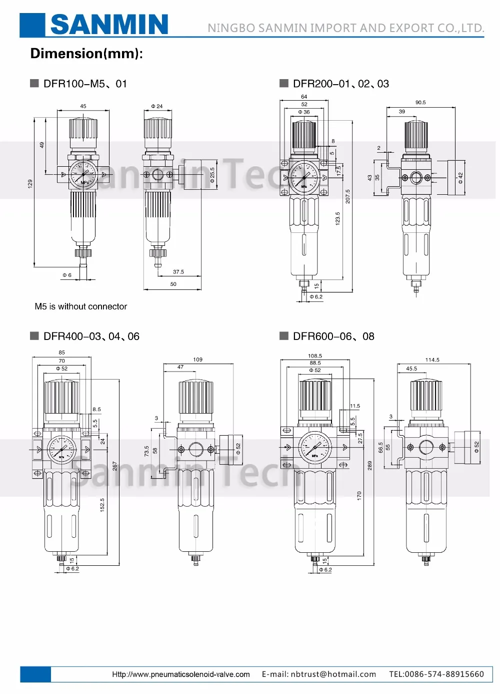 NBSANMINSE DFR M5 1/8 1/4 3/8 1/2 3/4 1 фильтр Регулятор один блок frl воздушный Источник оборудования блоки воздушный компрессор части