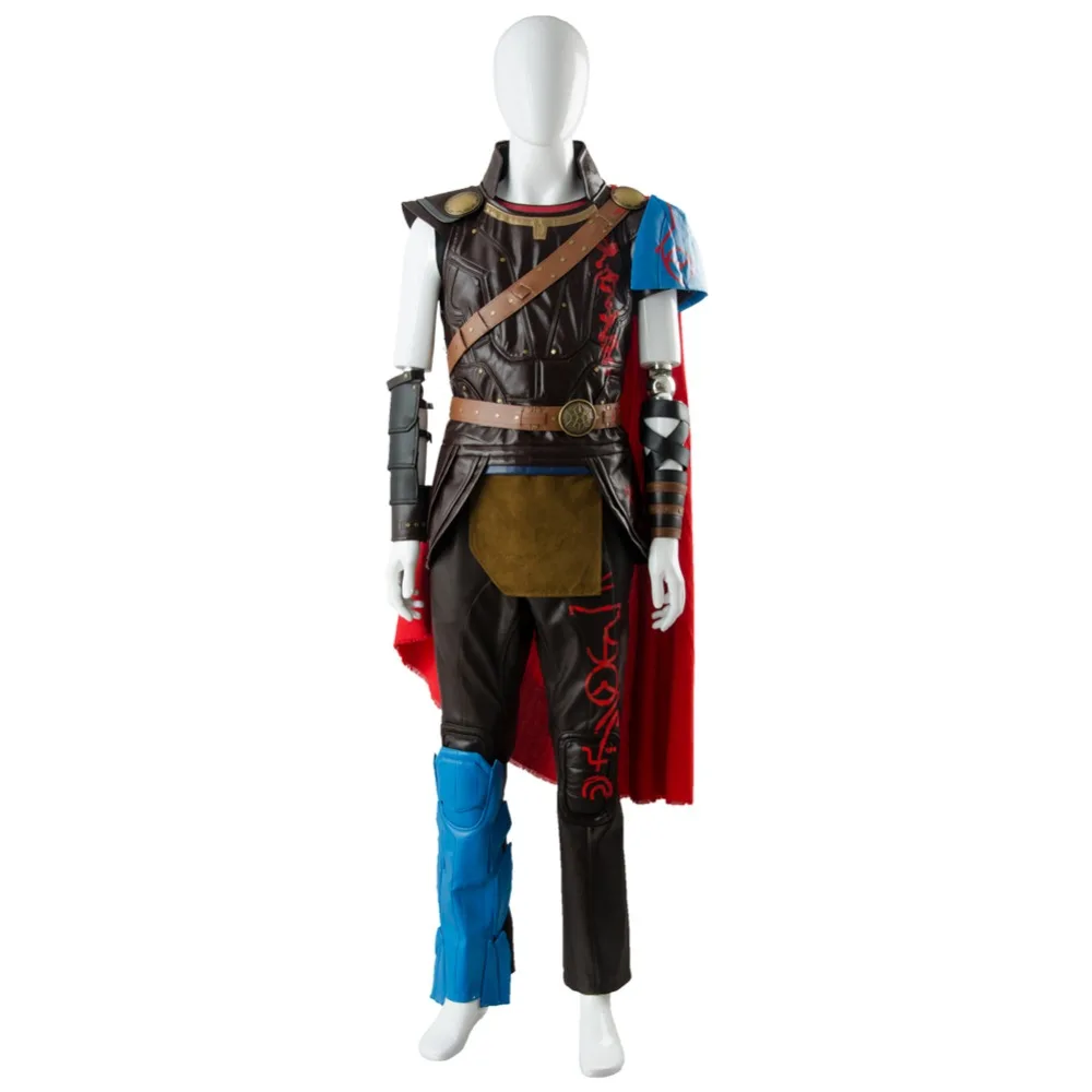 Thor 3 Ragnarok Cosplay Costume Thor Adult Loki Costume Outfit Whole Sets Halloween Carnival Cosplay Costume
