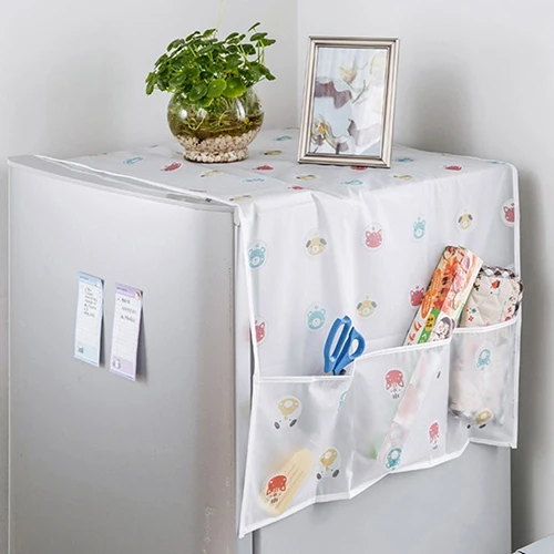 Fridge Refrigerator Dust Proof Cover Multi-Use Pouch Storage Kitchen Organizer | Дом и сад