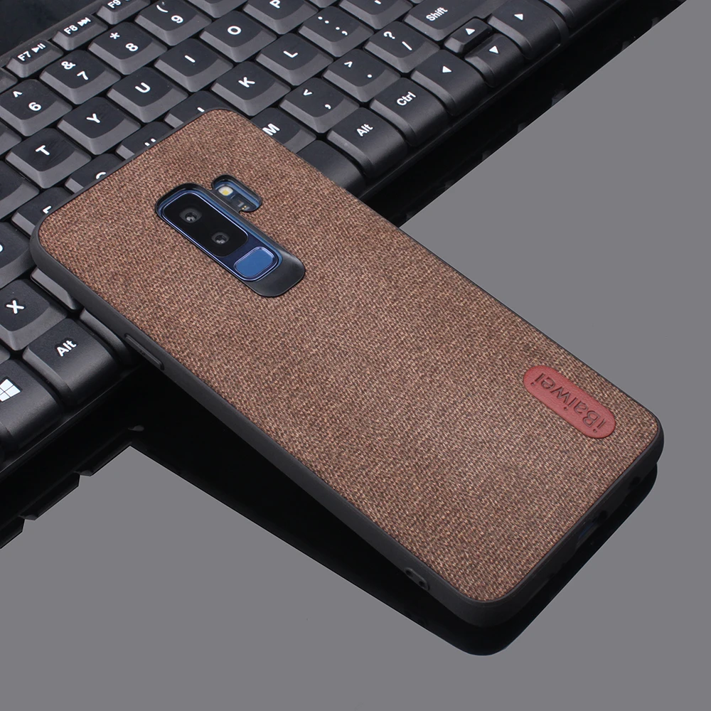 S9 plus case for Samsung s9 cover shockproof fabric back samsung galaxy capa s9+case business |