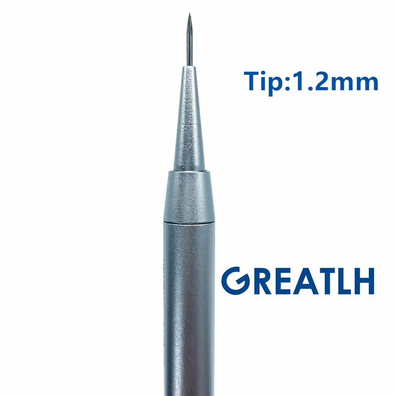 1set - 1.2mm Новые ручные имплантированные инструменты для наращивания бровей волос инструмент для трансплантации волос ручка волосяного фолликула посадка ручка высокого качества - Цвет: 1set - 1.2mm