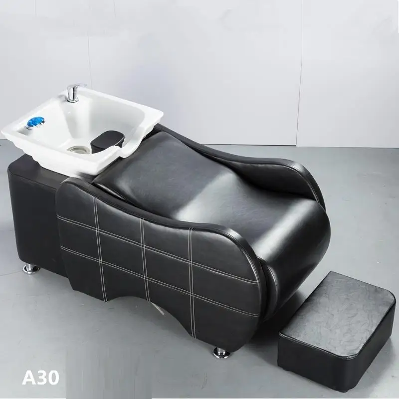 Макияж Cadeira Cabeleireiro красота кровать Lavacabezas парикмахер де Belleza мебель для волос Silla Peluqueria салон шампунь стул - Цвет: Version C