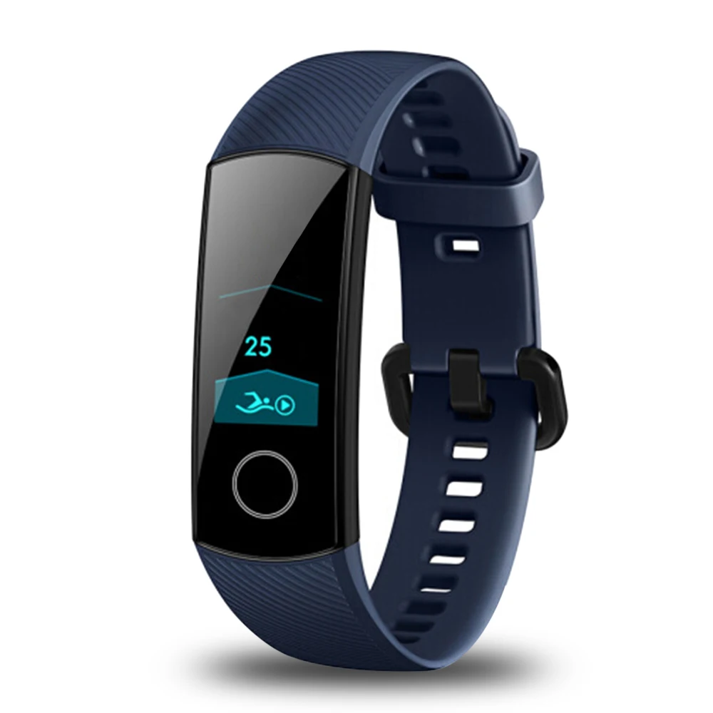 Оригинал HUAWEI Honor Band 4 смарт-браслет сердечного ритма 50 м IP68 Водонепроницаемый НПЦ