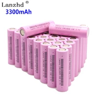 24pcslot 18650 3 7v inr18650 rechargeable batteries lithium li ion 3 7v 30a large current 18650vtc7 18650 battery