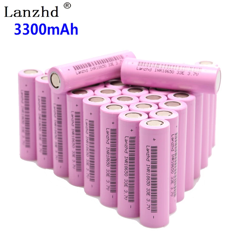 24 шт 18650 3 7 V INR18650 Перезаряжаемые литиевые батареи li ion v 30a большой ток 18650VTC7