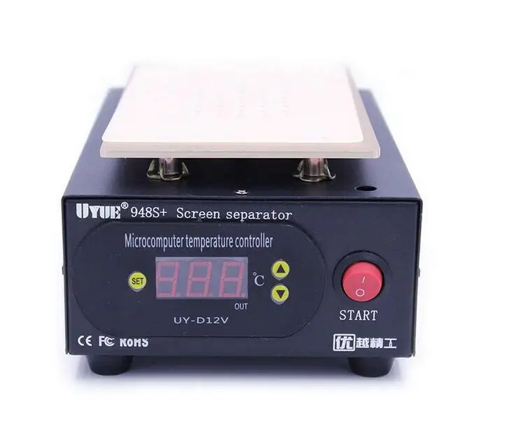 110/220V Встроенный вакуумный UYUE 948S+ lcd сенсорный экран Сепаратор машина комплект для iPhone samsung htc HUAWEI телефон Переднее стекло Ремонт