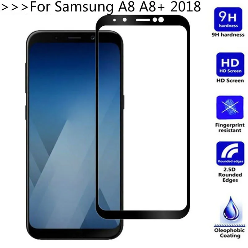 Для Samsung Galaxy A8 2018 A530 A530F Экран защитная плёнка полностью покрывающая пленка из