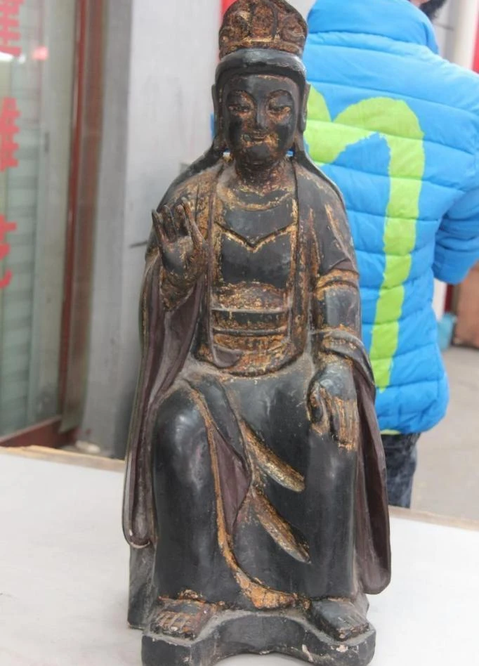 Китайская династия старинное дерево ручной работы бесплатно буддистская godness