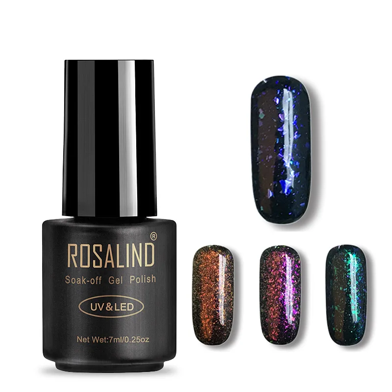 

Гель ROSALIND 1S Новый 7 мл Блестящий Гель-лак для ногтей Galaxy для салона ногтей отмачиваемый лак Полупостоянный лак для ногтей верхнее и Базовое п...