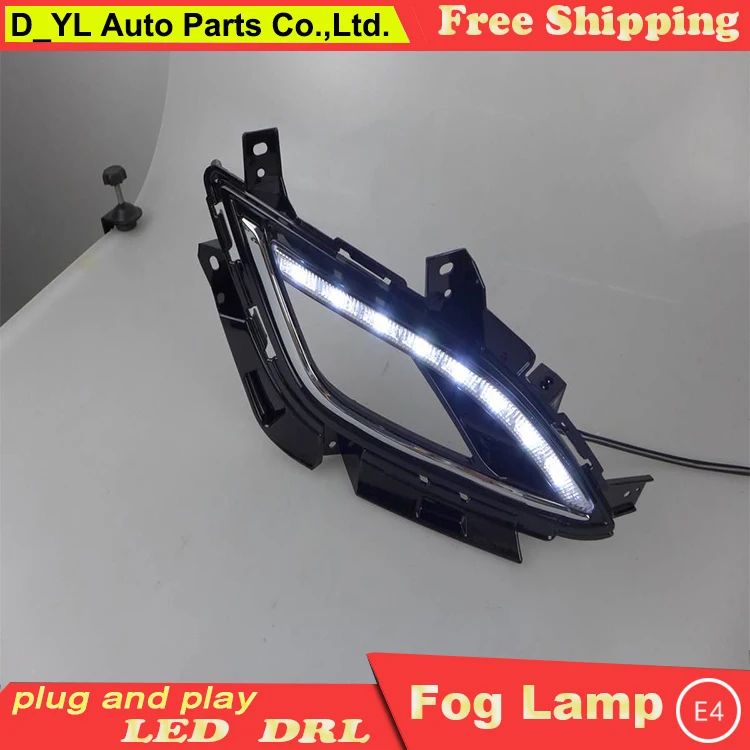 

Светодиодный ные ДХО автомобильный Стайлинг для Hyundai Avante светодиодный ные Противотуманные фары высокая яркость гид дневные ходовые огсвет...