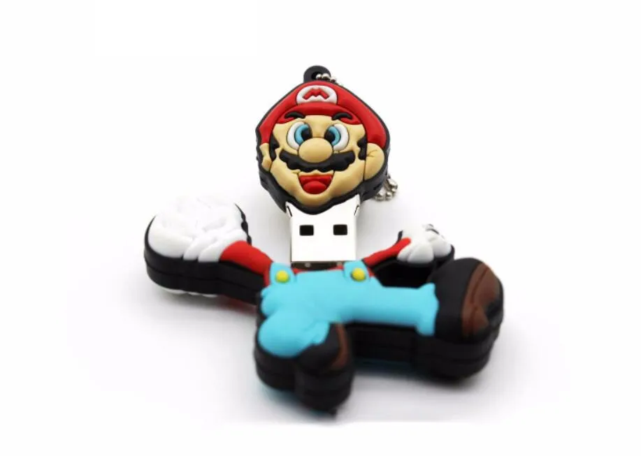 JASTER Mario флеш-накопитель USB 3,0 64 ГБ 32 ГБ Флешка 16 ГБ USB флэш-диск мультфильм флеш-накопитель подарки