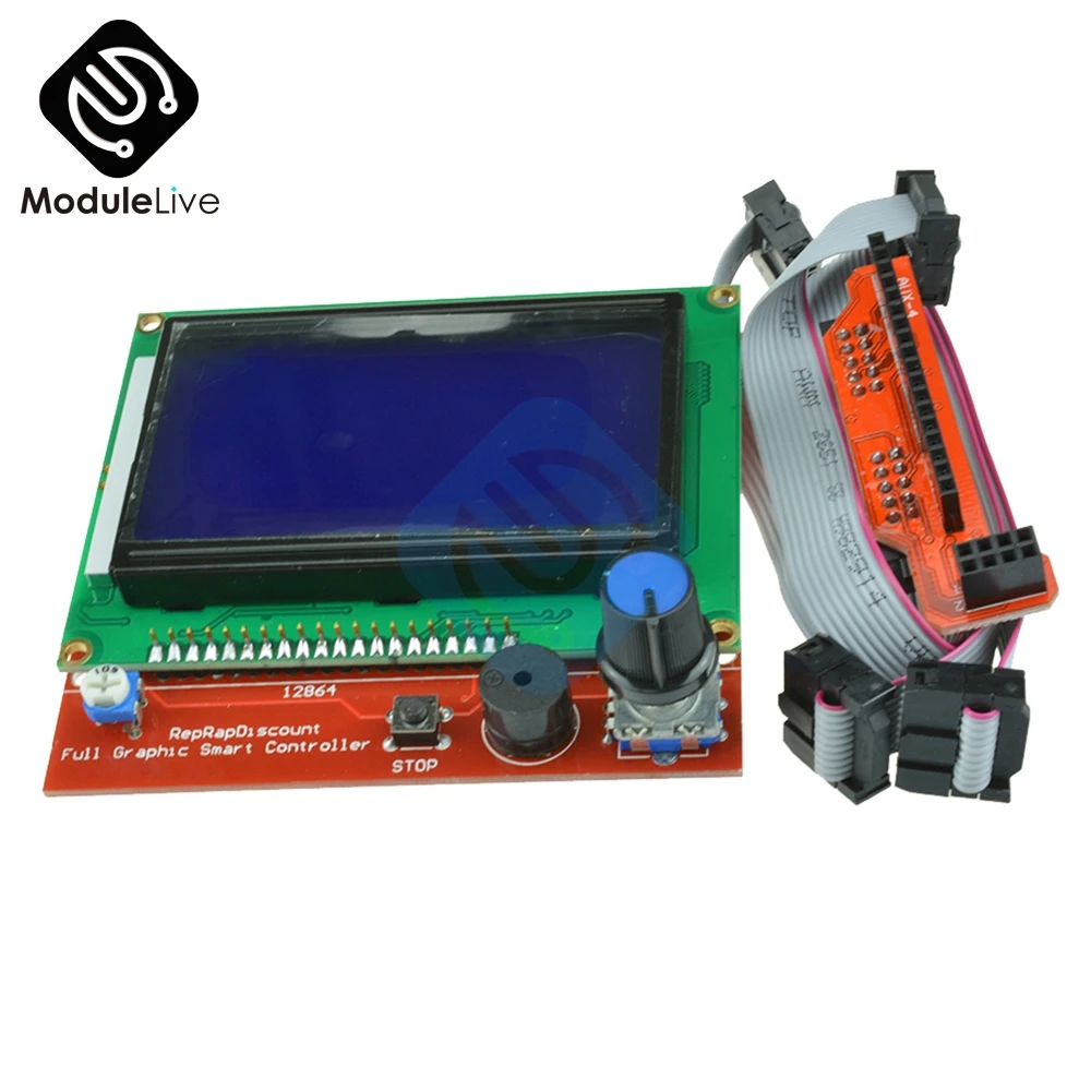 Умные запчасти RAMPS 1 4 lcd 12864 128*64 панель контроллера дисплей монитор материнская