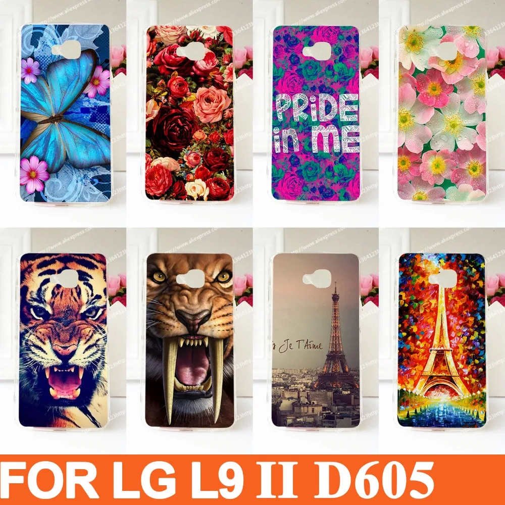 Новое поступление Модный чехол с рисунком для LG Optimus L9 II 2 D605 L9II твердая задняя