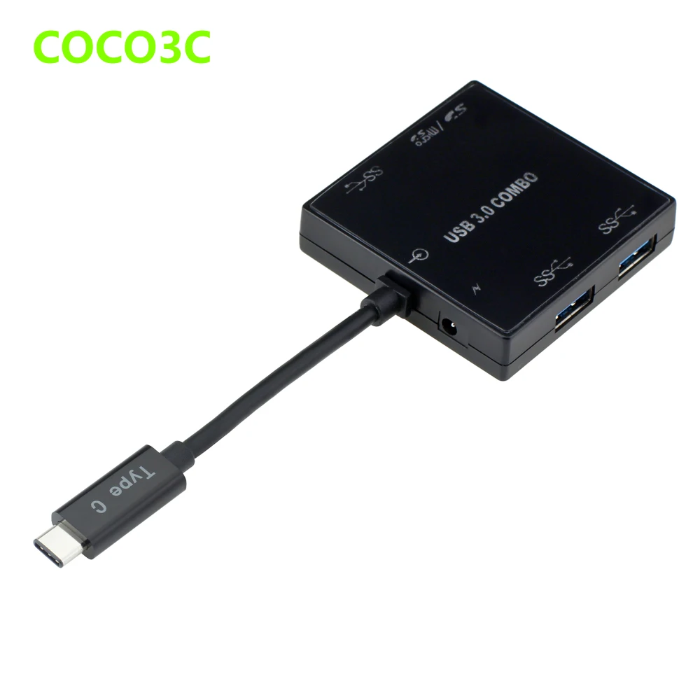 3 в 1 USB 3.1 Тип C до Порты 3.0 хаб USB-C для SD MMC/ micro SDXC TF Card Reader MacBook google nexus 6 P телефон OTG |