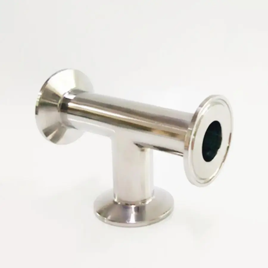 

1" 25mm Pipe OD x 1.5" Tri Clamp Tee 3 Way SUS 304 Stainless Steel Sanitary Fitting Homebrew Beer Wine Diary Product