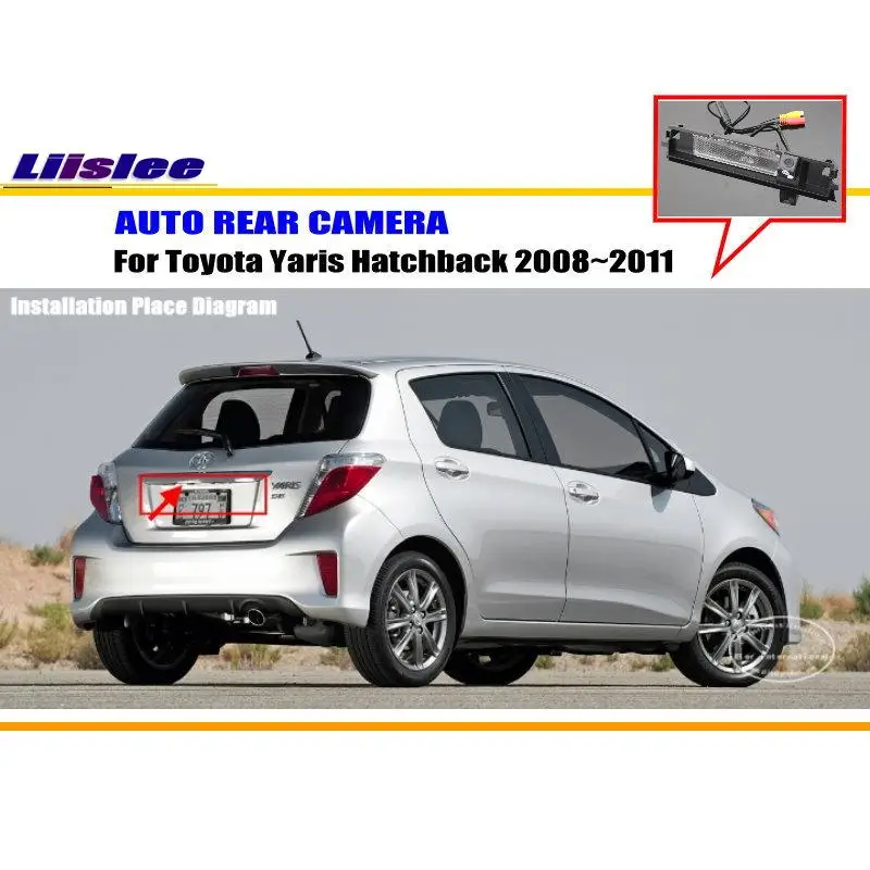Камера заднего вида для Toyota Yaris Hatchback 2008 2009 2010 2011 | Автомобили и мотоциклы