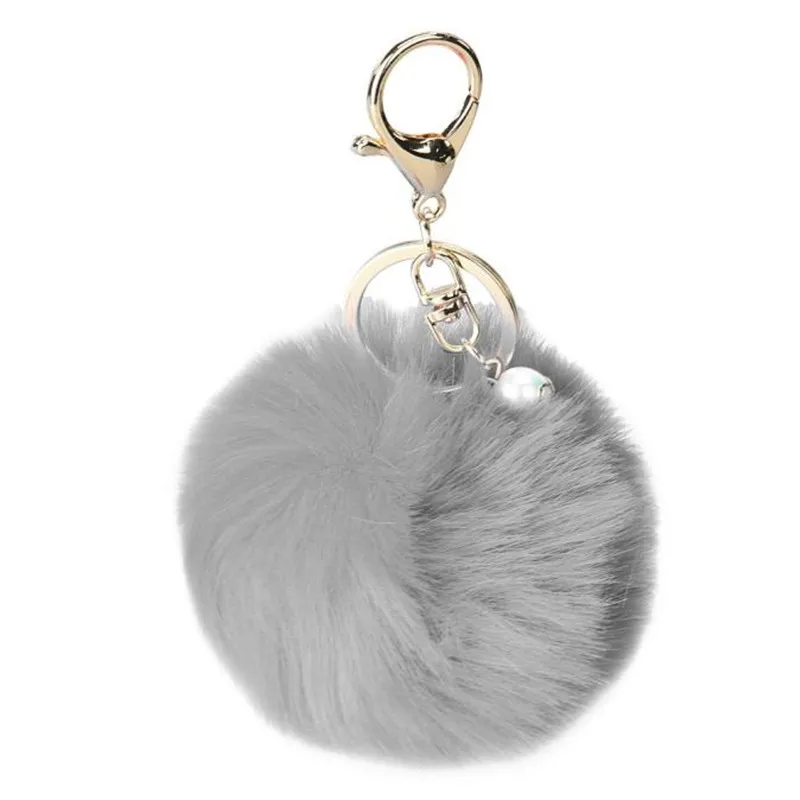 Лучшая цена! Мини кулон аксессуар новый милый искусственный мех кролика плюшевый