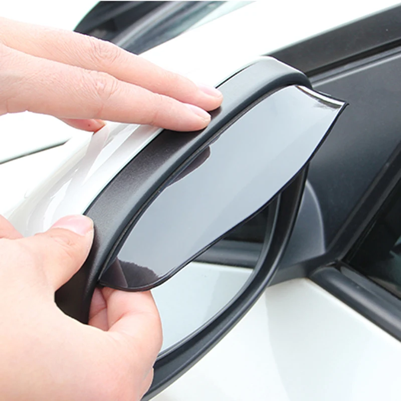 2 шт. зеркало заднего вида для автомобиля защита от дождя и бровей Peugeot 206 207 208 301 307