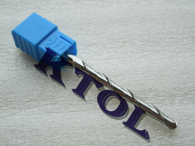 4x42 мм мини ЧПУ гравировальные биты 2 Флейта шаровая Концевая фреза карбида