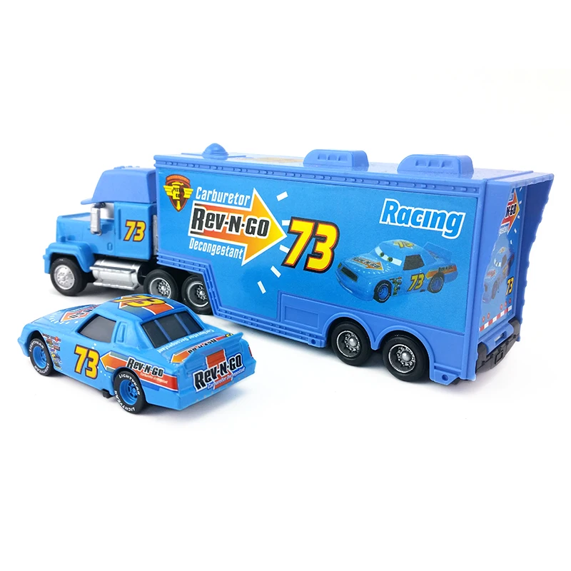 Disney Pixar машинки Мак дядя & № 73 Rev N Go литая игрушечная машинка свободная 1:55 новая