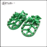 CNC зеленый мотоцикла подножки педали Подставки Для KAWASAKI KDX200 KDX220 1995-2003 KDX250 KX125 KX250 1991-1996 KX500 1991-2003