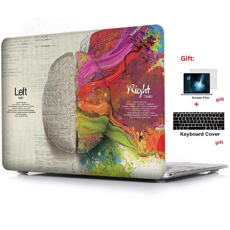Новый Твердый чехол для ноутбука с клавиатурой Apple Macbook Air Pro Retina Touch Bar 11 12 13 15inchs A1932