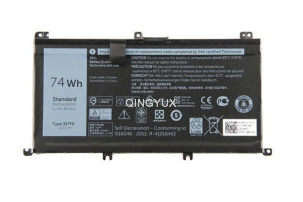 QINGYUX 357F9 ноутбук 11 1 В 74Wh Аккумулятор для Dell Inspiron 15 7000 7559 INS15PD серии 0GFJ6