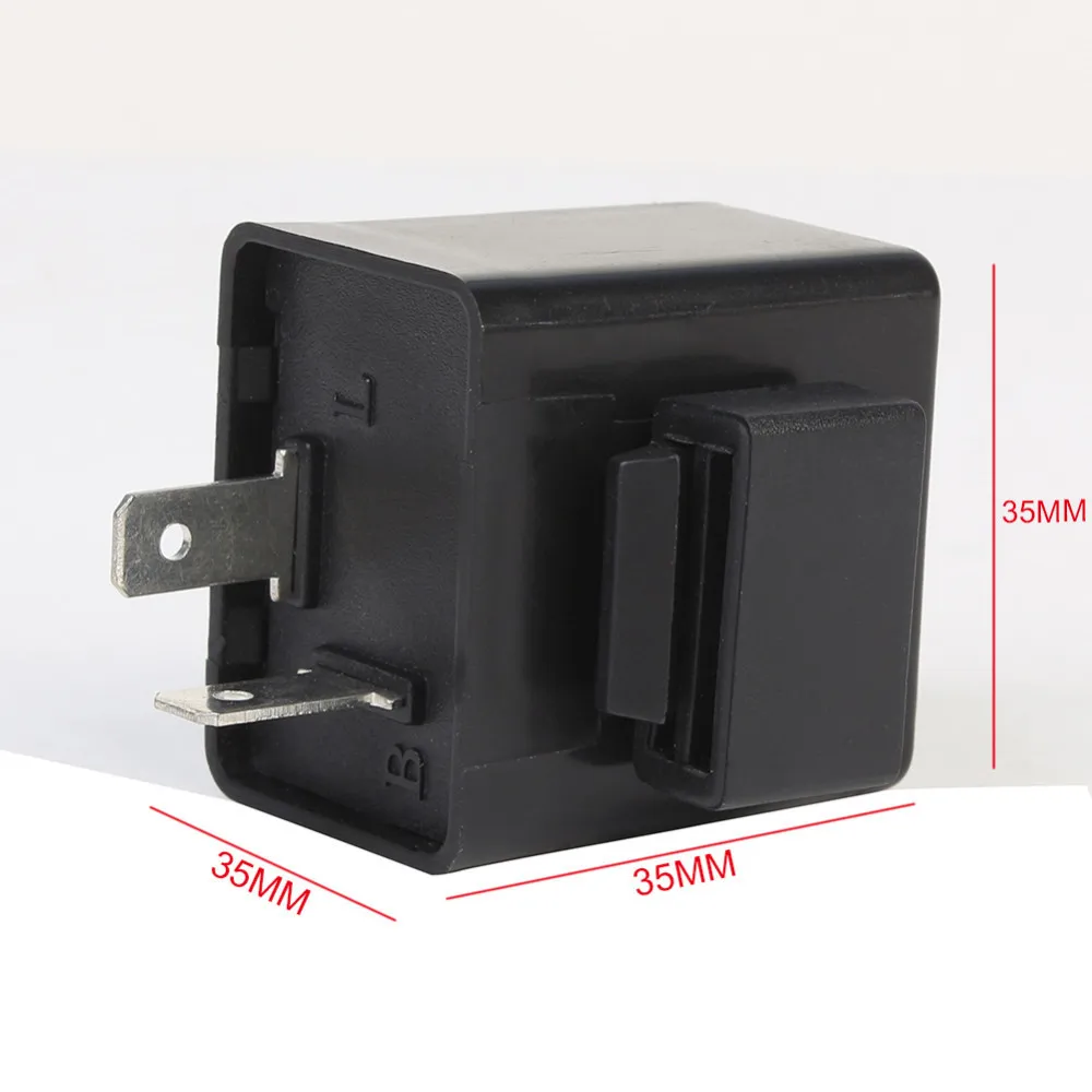 Электронный светодиодный сигнальный мигалка реле 12V 2 Pin мотоциклетное реле J#0521