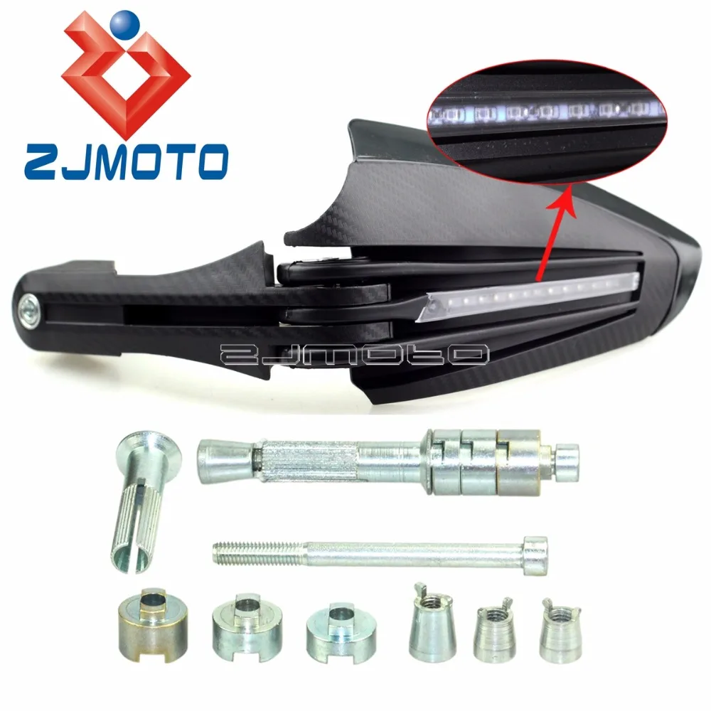 

For Honda CB1000R 2011-2015 NC700X 2012-2013 Hand Guards Motorcycle LED Handguards Universal for Street Bike Cruiser
