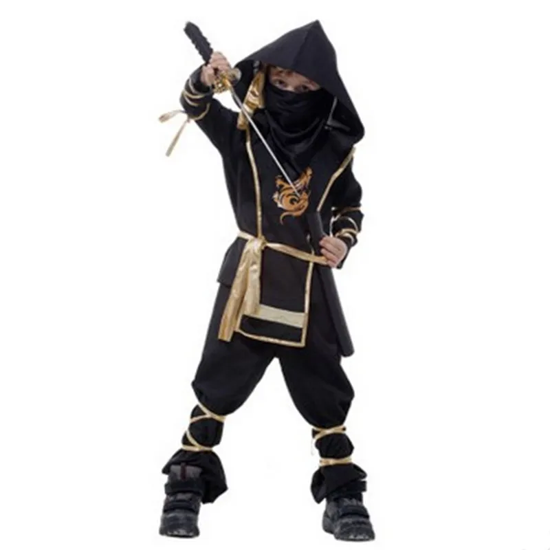 

Boys Kids Ninja anime Cosplay Halloween Costumes Children's day Carnival Masquerade Stage performance fantasia infantile