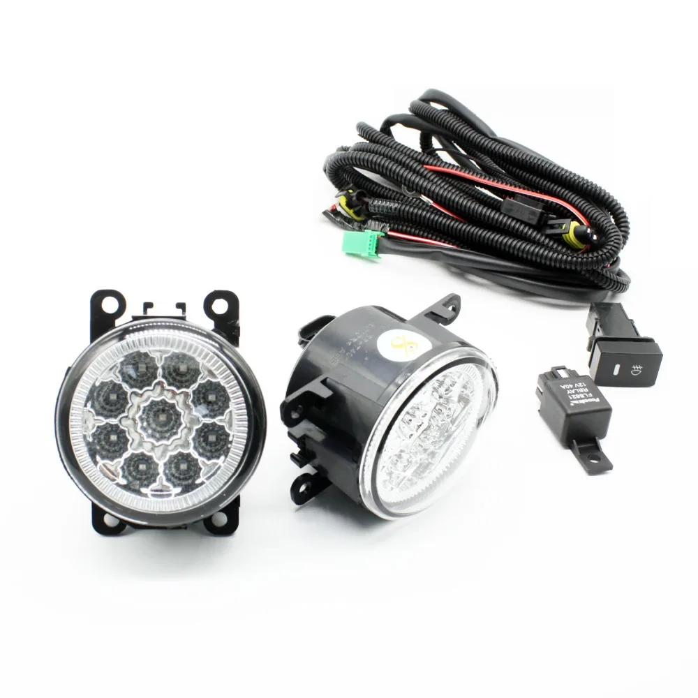 H11 жгут проводов розетки разъем провода переключатель + 2 Противотуманные фары DRL