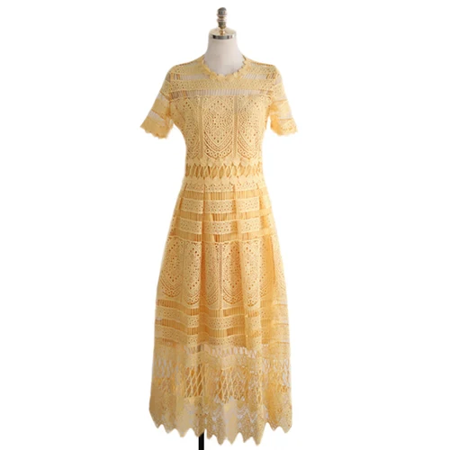 

2019 Fashion High Waist Summer Dress Brief A-line Korean Women Dress Loose Casual Sexy Lace Zip Vintage Vestido