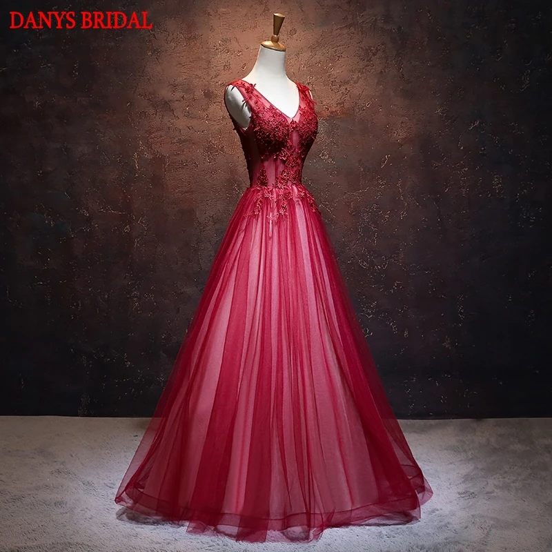 Красные кружевные платья для матери невесты свадеб трапециевидной формы с