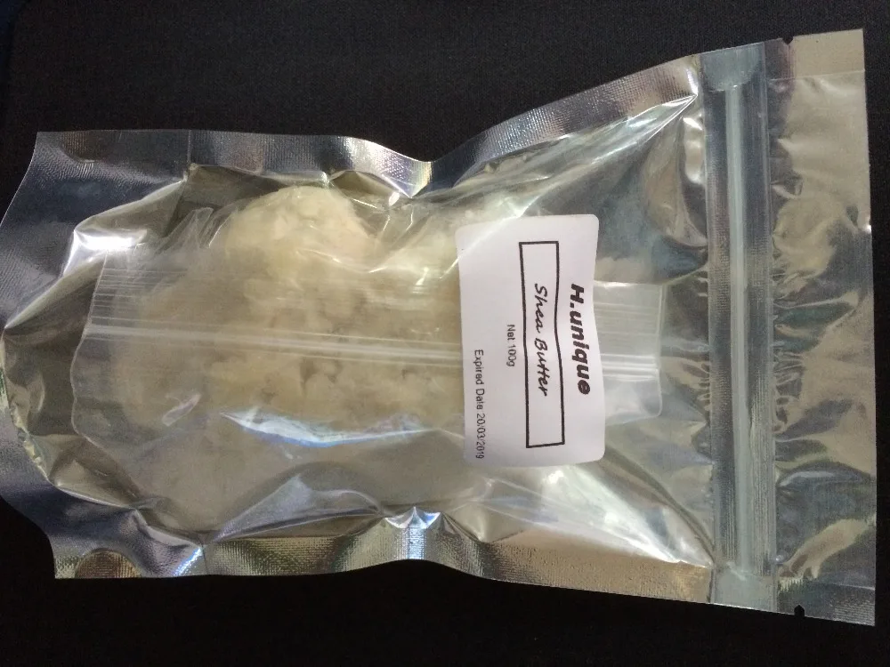 Бесплатная доставка 100 г органическое чистое масло ши неочищенное свежее