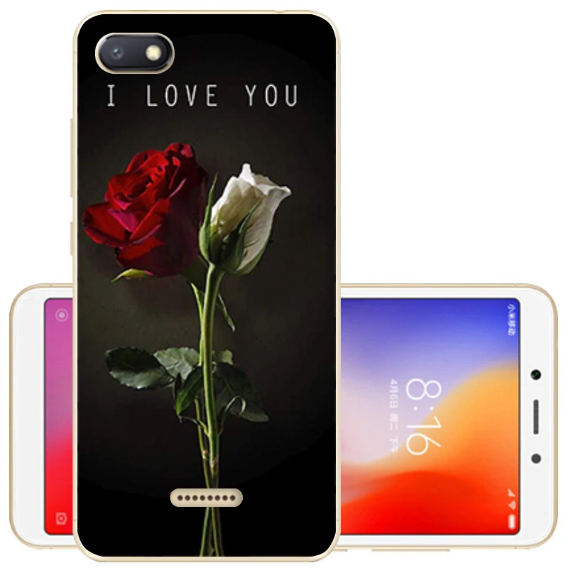 43 Защитный чехол для Xiaomi Redmi 6A, мягкий силиконовый чехол с милым принтом, чехол для телефона Xiomi Redmi 6 6A, TPU чехол 5,45 дюйма - Цвет: 43