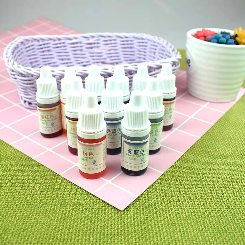 Красящий пигмент слайм кристальная грязь УФ смола окрашивание воды масло