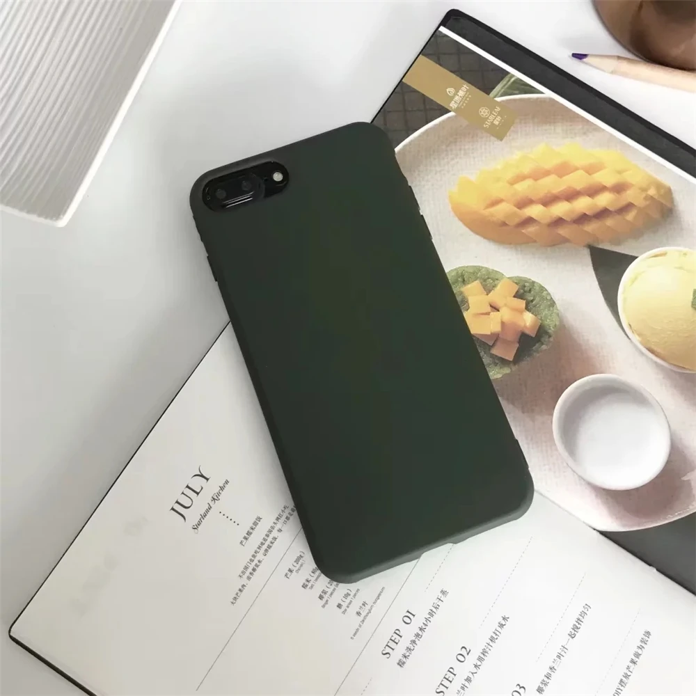 Мягкий силиконовый чехол из ТПУ в Корейском стиле для девочек iPhone 5 5S SE 6 S 7 8 Plus X 10