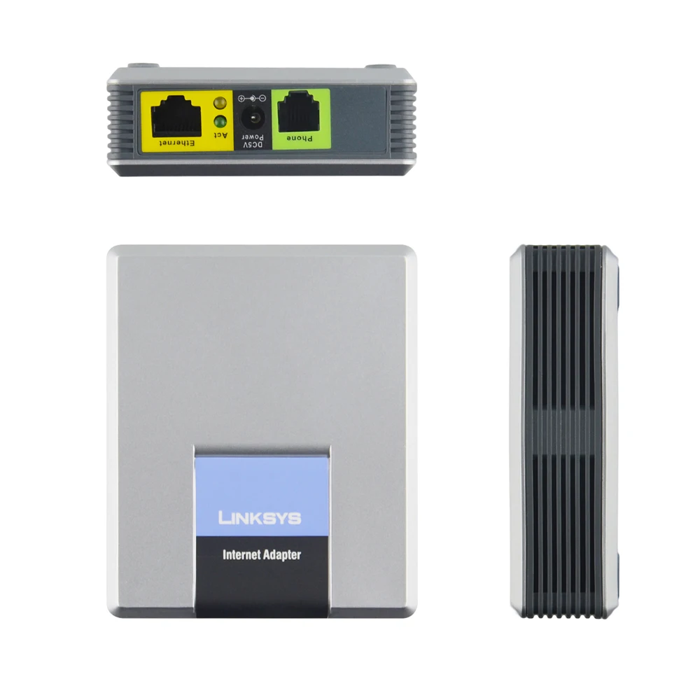 Бесплатная быстрая доставка! Разблокированный Voip адаптер Linksys SPA1001 шлюз FXS 1FXS